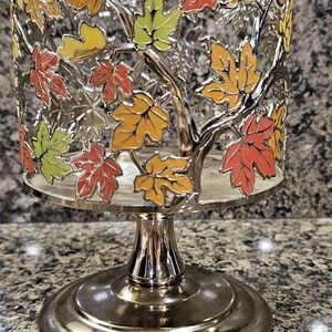 Bath & Body Works Multicolor Leaf Candle Holder